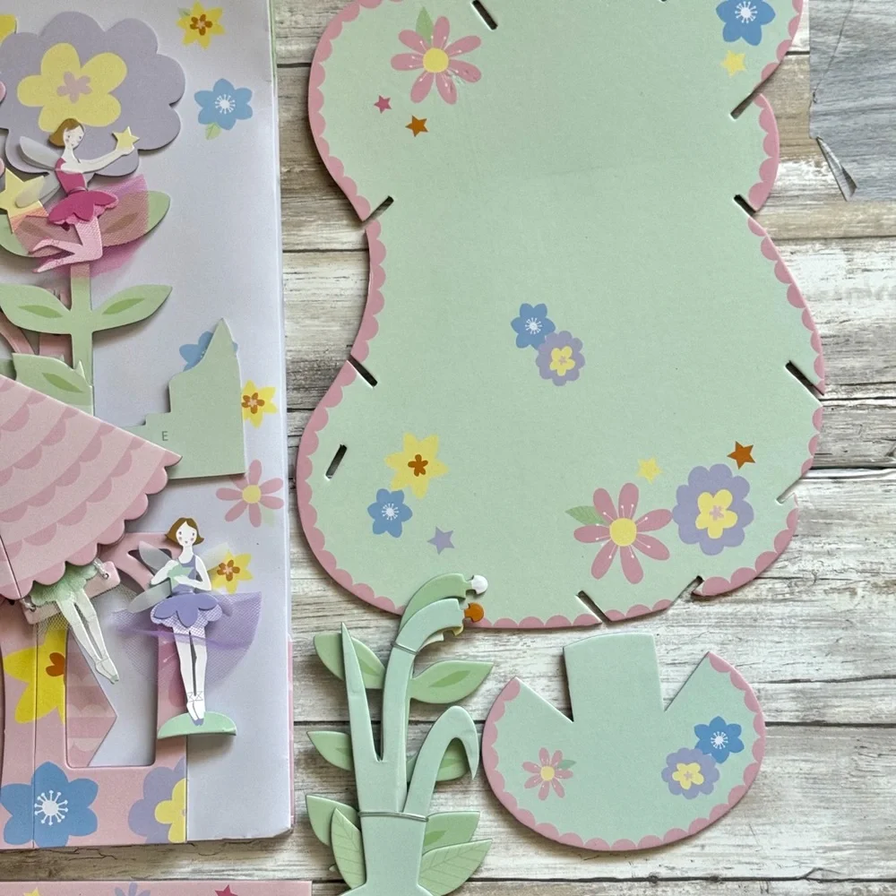 Meri Meri Fairy Wishes Party Decor Centerpiece & Garland New Unused Rare Decor